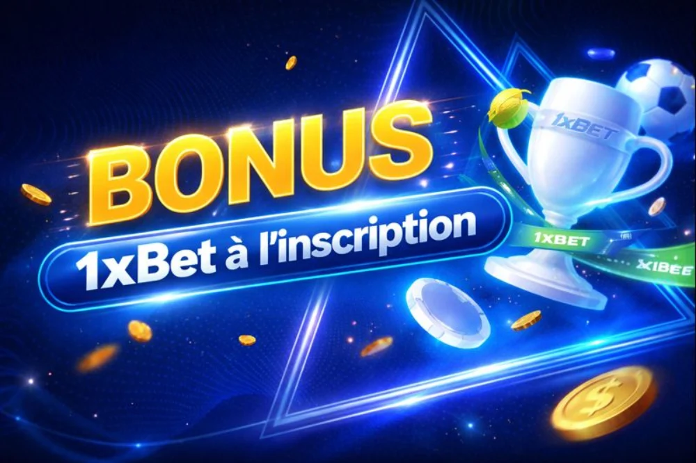 Le bonus 1xBet est proposé aux nouveaux joueurs après la création